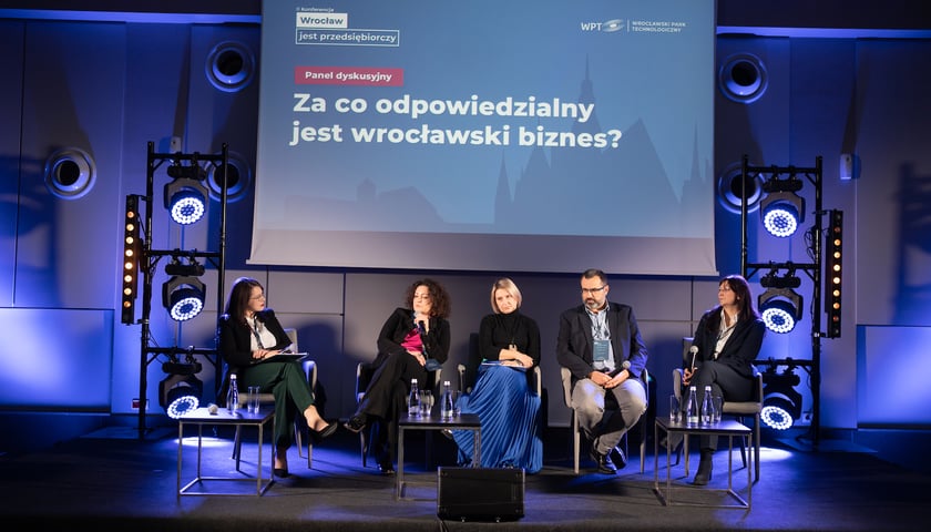 Uczestnicy konferencji "Wrocław jest przedsiębiorczy".