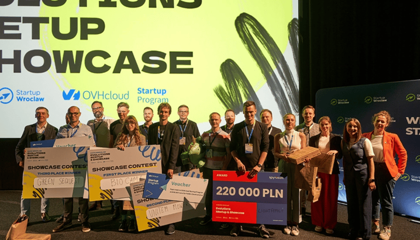 Przedstawiciele wrocławskich startupów.