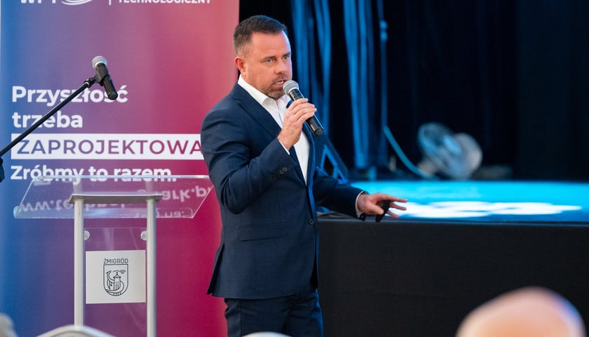 <p class="MsoNormal">Spotkanie &bdquo;Bez Mikro Nie Ma Makro&rdquo; w Żmigrodzie (11.01.2024) - Jacek Kowalski, prezes Stowarzyszenia Aglomeracja Wrocławska</p>