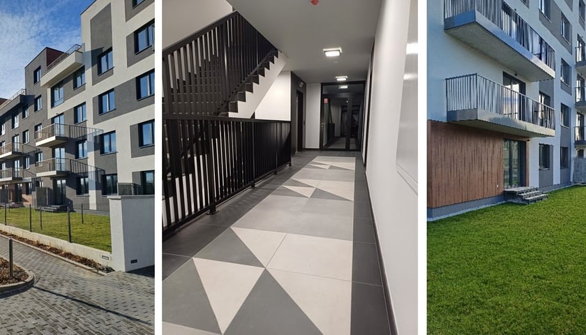 Bloki mieszkalne na osiedlu Cynamonowa Vita na Lipie Piotrowskiej