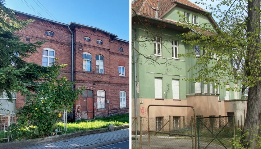 Dwa budynki mieszkalne, które gmina Wrocław chce sprzedać