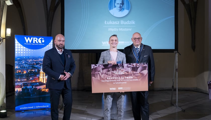 Jacek Sutryk, Łukasz Budzik i Maciej Dobrzyniecki.