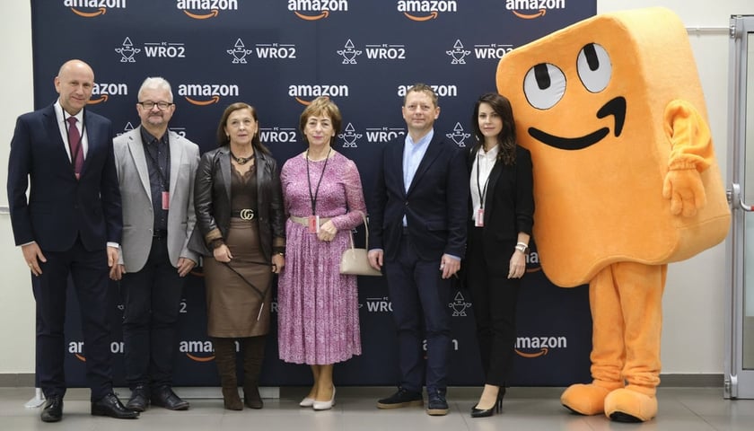 Przedstawiciele spółki Amazon na Dolnym Śląsku