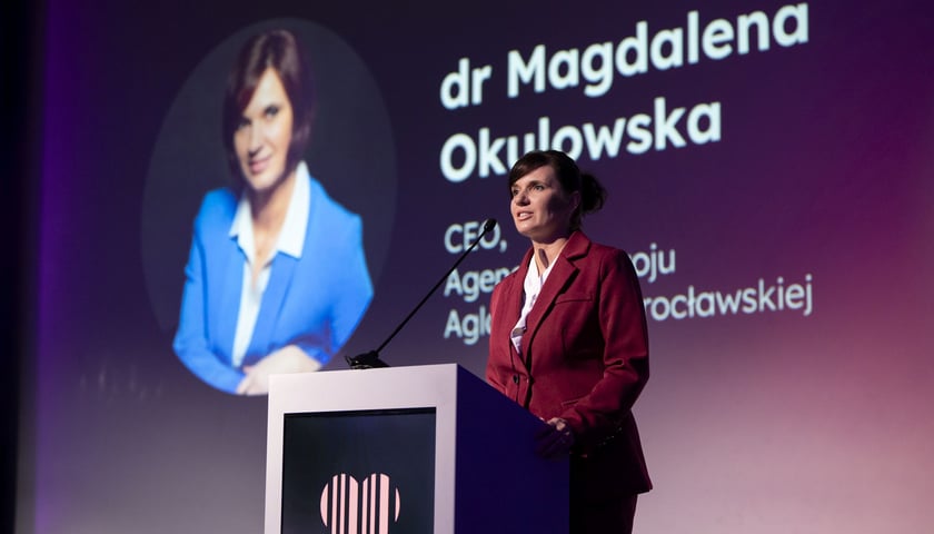 Magdalena Okulowska, prezes ARAW SA. podczas Made in Wrocław 