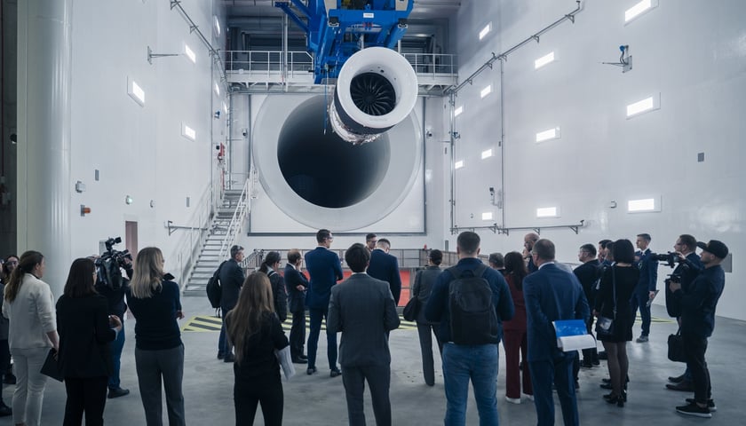 Spółka GE Aerospace ogłosiła w poniedziałek 24 marca oficjalne otwarcie nowoczesnego zakładu obsługi technicznej silników lotniczych XEOS w Środzie Śląskiej koło Wrocławia