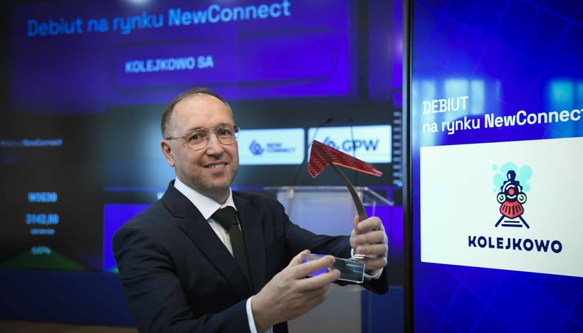 Jakub Paczyński, prezes Kolejkowa. 8 kwietnia spółka Kolejkowo zadebiutowała na warszawskiej giełdzie NewConnect