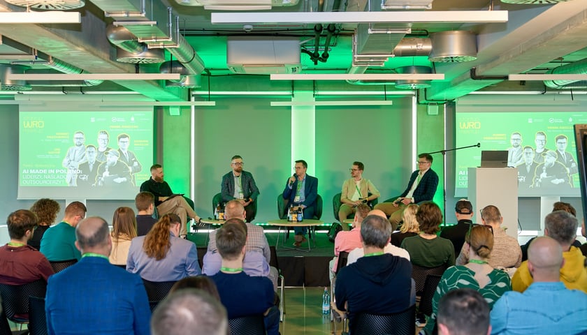 <p>Uczestnicy Startupu WRO Meetup</p>