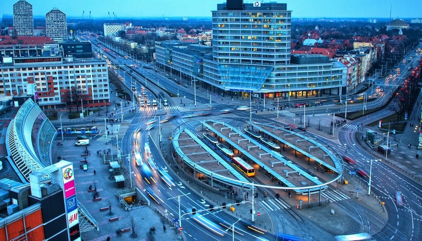Biurowiec Grunwaldzki Center - siedziba wrocławskiego oddziału DataArt