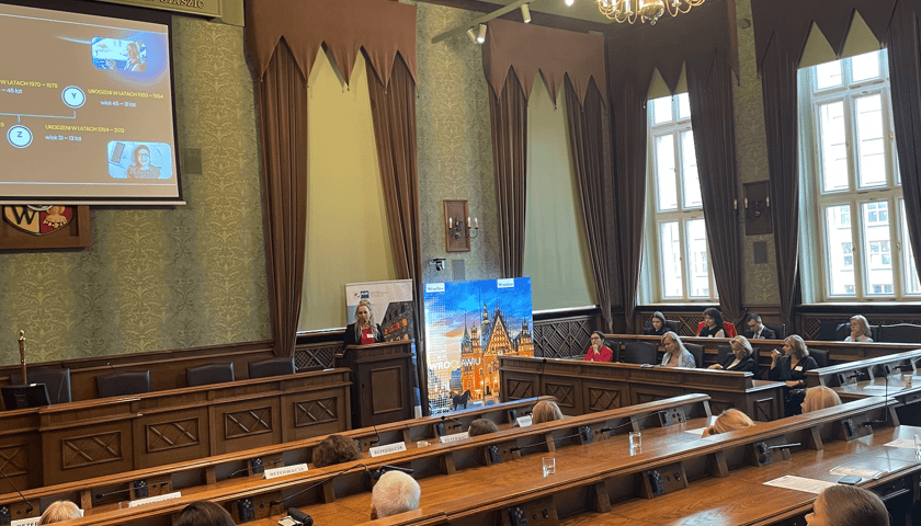 Uczestnicy konferencji „Wrocław dla Przedsiębiorców – Rynek Pracy 2025”.