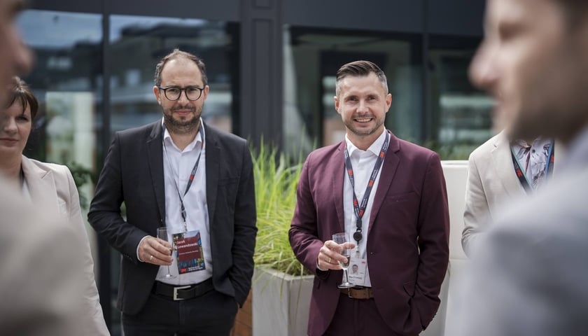 Uczestnicy obchodów 10-lecia 3M Global Service Center  we Wrocławiu.