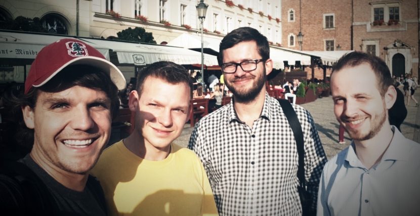 od lewej: Marcin, Krzysztof, Piotr i Maciej