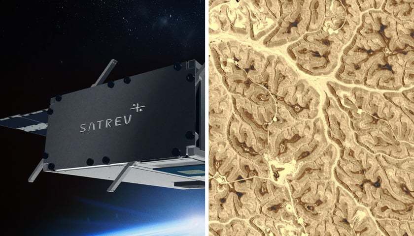 Satelita SatRev, zdjęcie z polsko-koreańskiej platformy 6U-XL