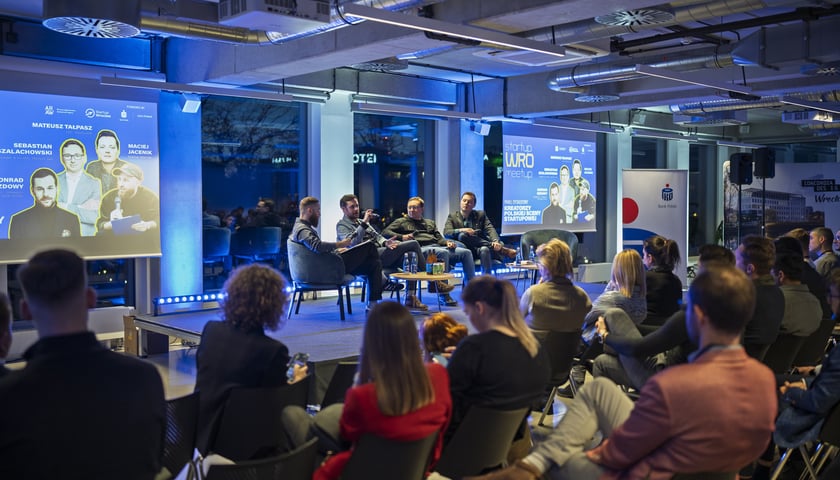 Uczestnicy jednej z edycji Startup WRO Meetup.
