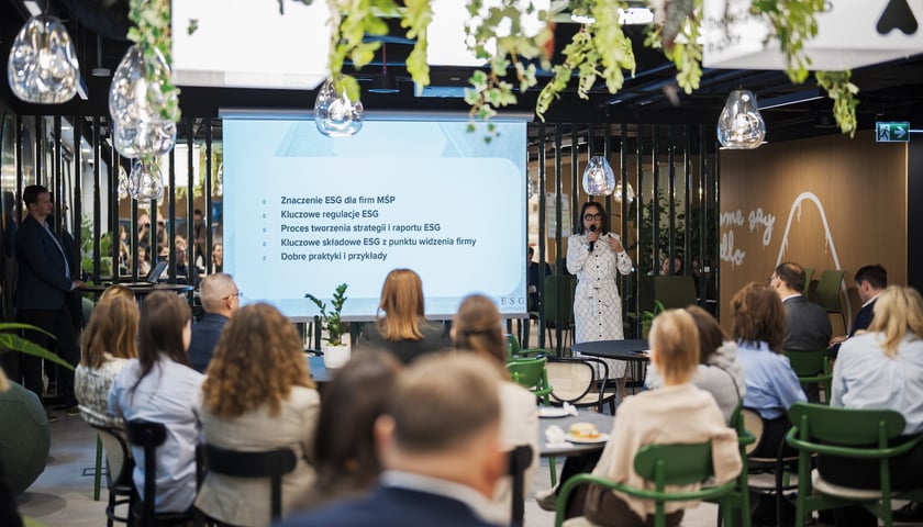 Uczestnicy śniadania biznesowego Invest in Wroclaw.