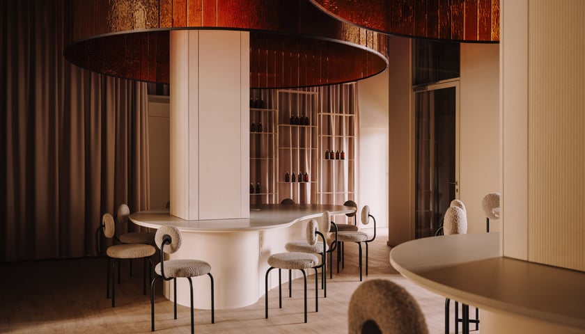 Wnętrze Labo zaprojektowane przez architektów ze studia Cudo