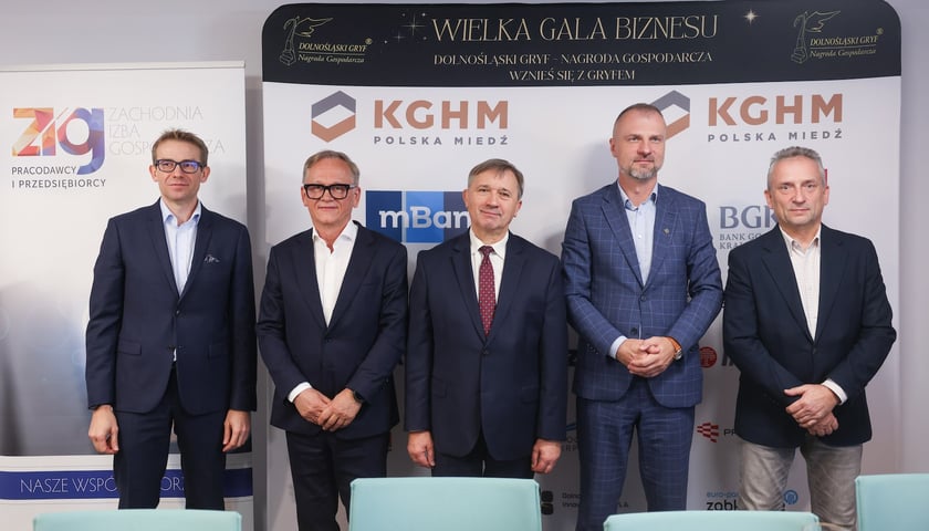 Członkowie kapituły konkursu Dolnośląski Gryf - Nagroda Gospodarcza.
