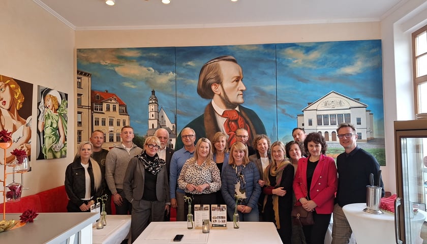 Wrocławscy restauratorzy na targach branżowych w Lipsku - odwiedziny w Cafe Wagner, kawiarni prowadzonej przez polską przedsiębiorczynię