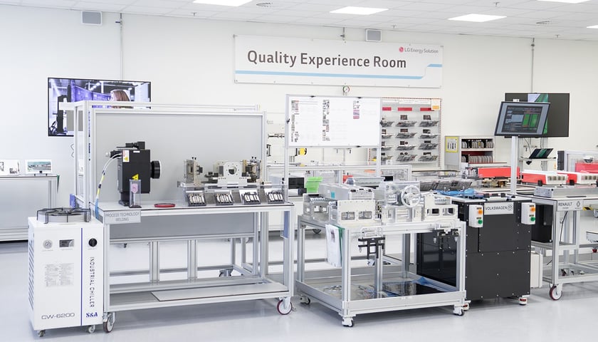 LG Energy Solution Wrocław: Quality Experience Room i jedyne na świecie laboratorium Test & Validation Lab. Listopad 2025 r.