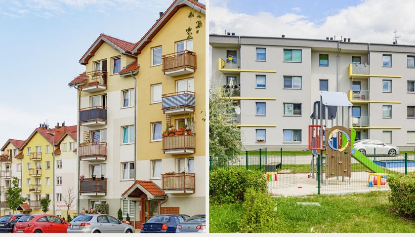 Budynki mieszkalne na osiedlach TBS Wrocław