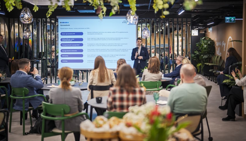 Uczestnicy Śniadania Biznesowego Invest in Wroclaw.