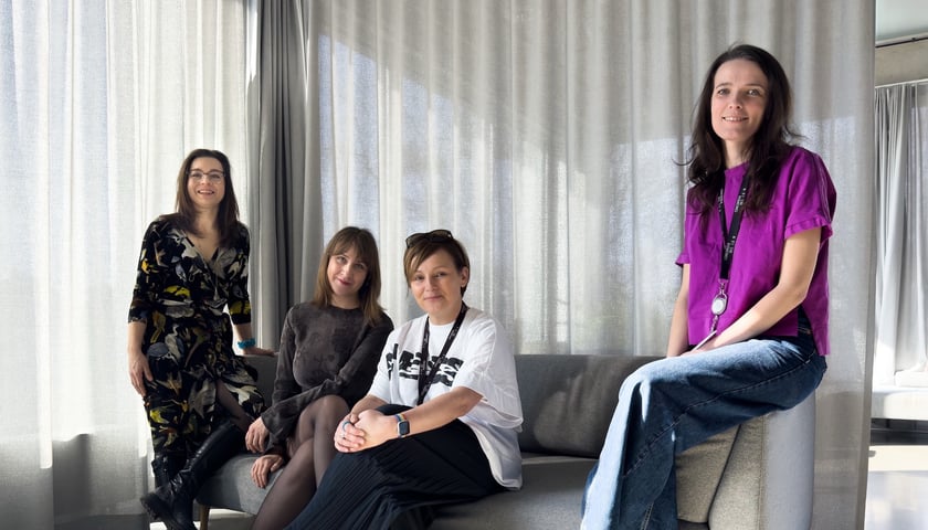 Od lewej: Patrycja Radek, Halszka Potrzebowska, Ewa Kaucz, Katarzyna Kowal.