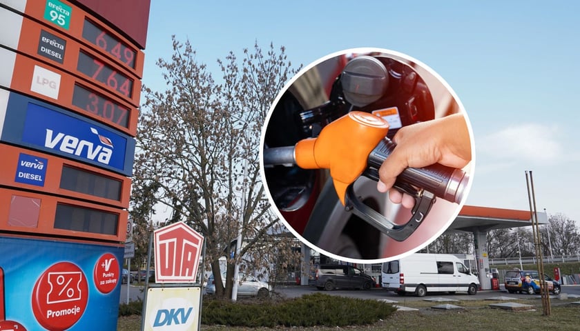 Ceny paliw na stacji Orlen ul. B. Krzywoustego we Wrocławiu, 10.03.2026 r., tankowanie paliwa 