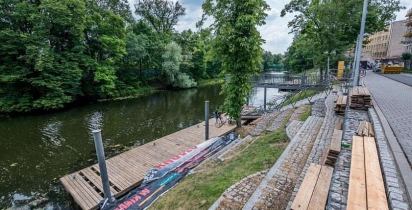 Marina nad Oławą będzie dostępna dla wszystkich już w połowie lipca 2017 r.