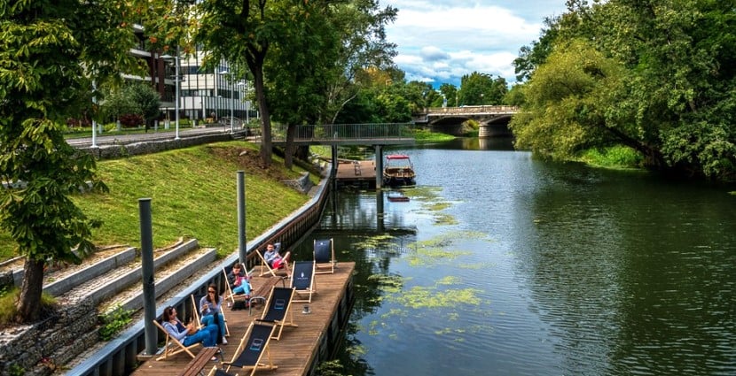 Wyremontowana marina nad Oławą jest dostępna od sierpnia 2017 r.