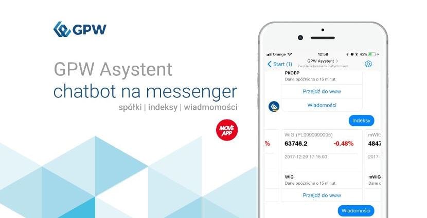 MoveApp z wrocławskiej Grupy Me & My Friends robi pierwszego chatbota dla Giełdy Papierów Wartościowych 