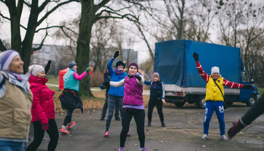 Mikrogranty, uczestniczki projektu Slow Jogging  na Popowicach