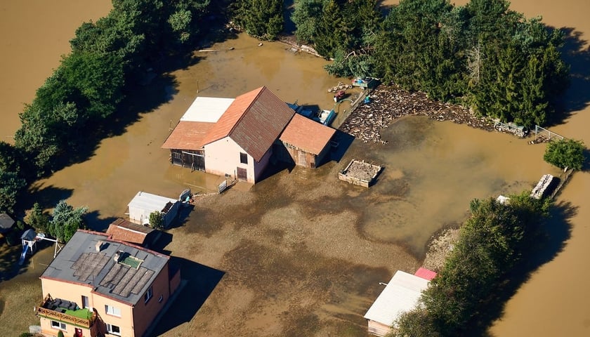Powiększ obraz: Powódź na Dolnym Śląsku, 21.09.2024
