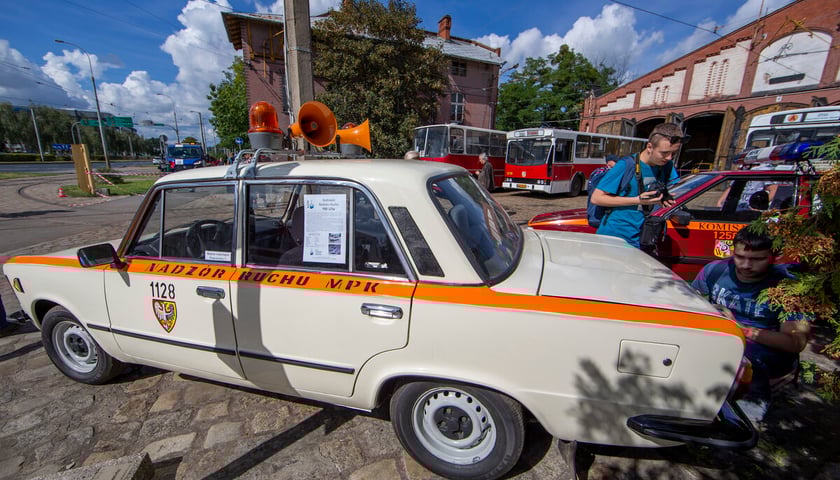 Powiększ obraz: <p>Dzień Otwarty w zajezdni Popowice, zdjęcie archiwalne</p>