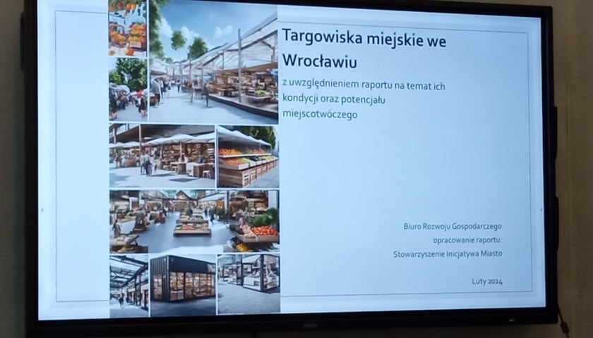 Powiększ obraz: Projekt SmartCity dotyczący rozwoju targowisk miejskich we Wrocławiu