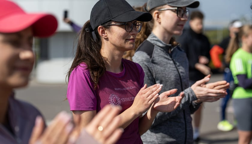 Powiększ obraz: Trening biegowy z Anną Kiełbasińską. Tarczyński Arena, 25.04.2026