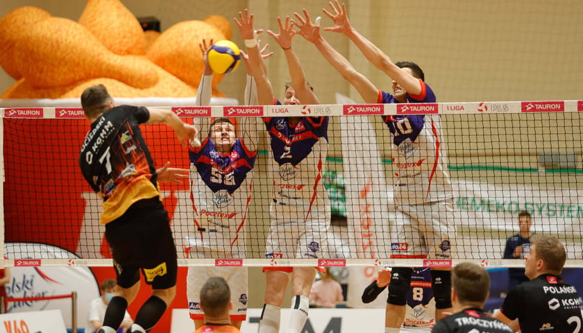 Powiększ obraz: Siatkarze Gwardii Wrocław są ostatnio w bardzo dobrej dyspozycji