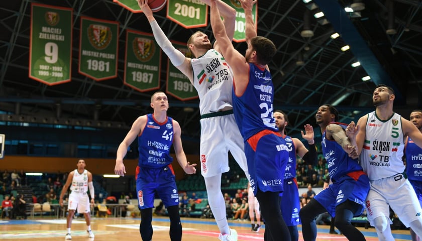 Powiększ obraz: Koszykarze Śląska w play-offach zmierzą się z zespołem Enea Zastal BC Zielona Góra