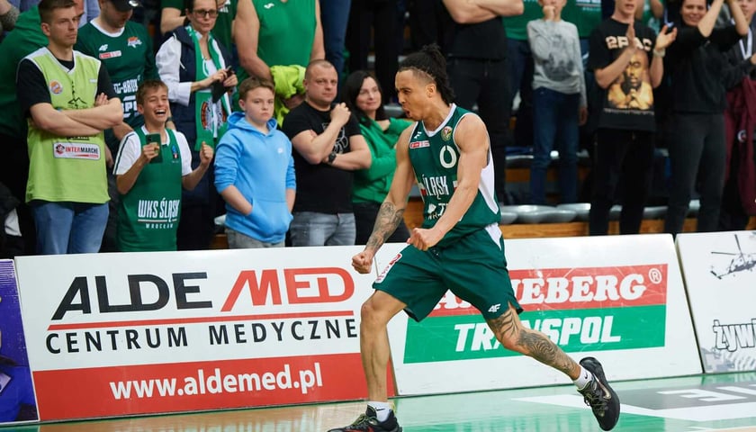 Powiększ obraz: Travis Trice znów należał do najlepszych zawodników Śląska
