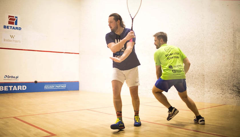 Powiększ obraz: W ośrodku Wrocław Squash Club znajduje się 7 profesjonalnych kortów do squasha