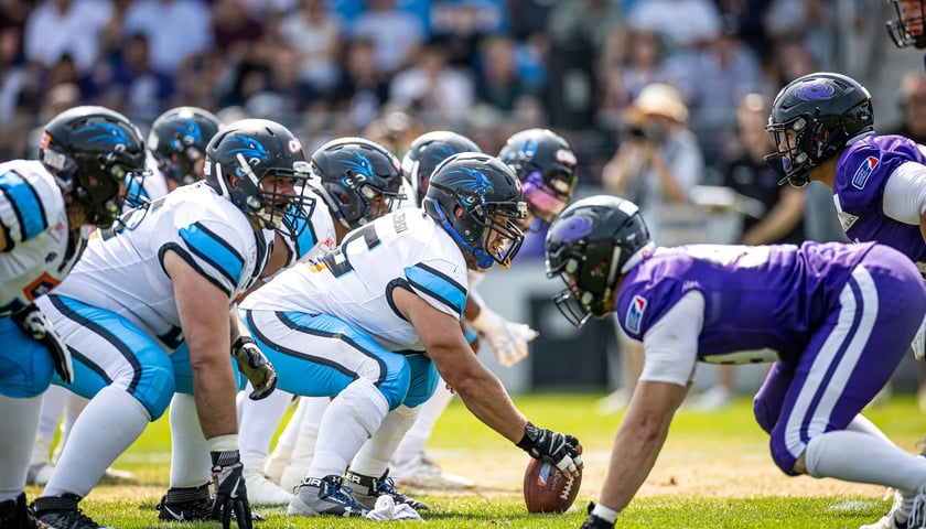 Powiększ obraz: Panthers Wrocław zmierzyli się z jednym z faworytów do końcowego triumfu w European League of Football