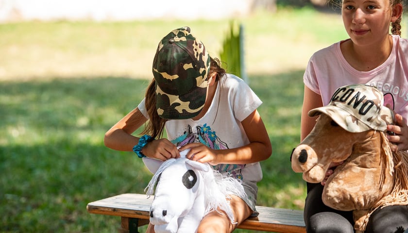 Powiększ obraz: Hobby horse należy do ulubionych zajęć uczestników