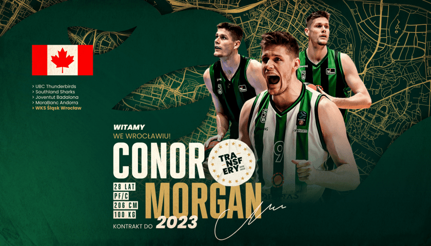 Powiększ obraz: Conor Morgan grał w zeszłym sezonie w druzynie z Andory przeciwko Śląskowi w rozgrywkach EuroCup