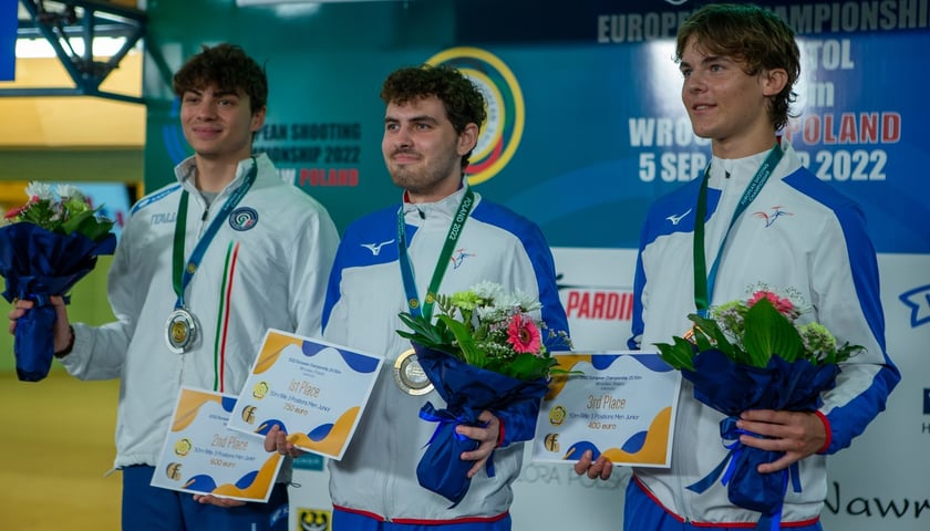Mistrzowie Europy Juniorów w kategorii 3 postawy
