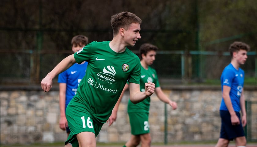 Mateusz Cegliński, piłkarz Śląska Wrocław U15