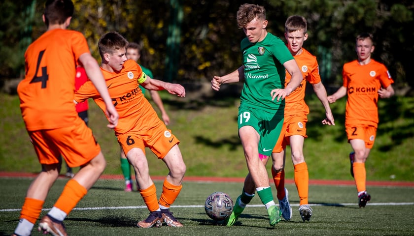 Oliwier Siniawski, piłkarz Śląska Wrocław U15