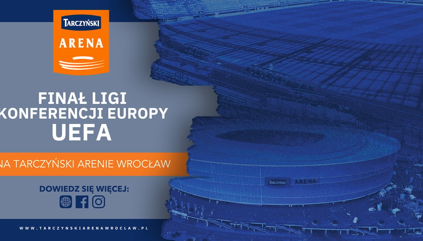 Powiększ obraz: Finał Ligi Konferencji Europy w 2025 r. we Wrocławiu - grafika