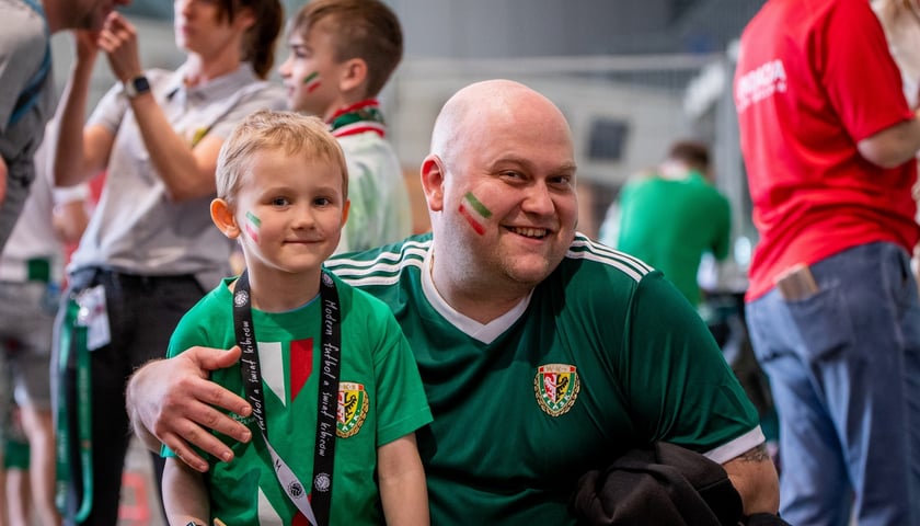 Kibice podczas meczów Śląska Wrocław na Tarczyński Arena