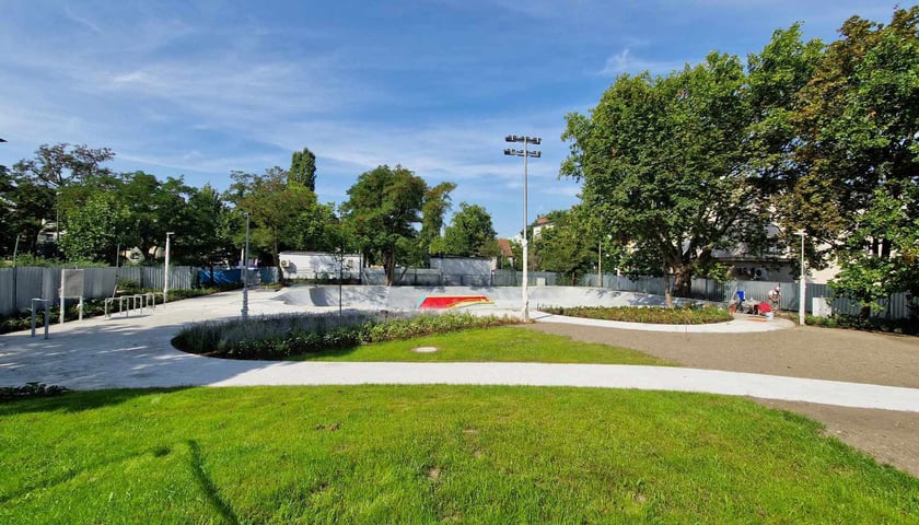 Nowy skatepark na Pilczycach, ul. Rękodzielnicza