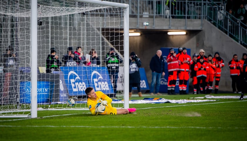 Powiększ obraz: Rafał Leszczyński, bramkarz Śląska Wrocław