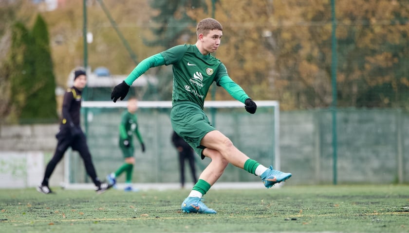 Powiększ obraz: Franciszek Tokarski, zawodnik Akademii Śląska Wrocław