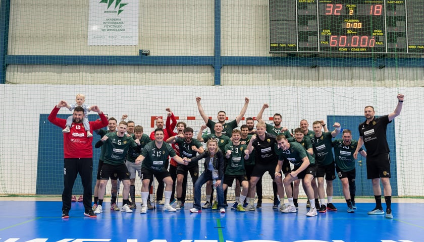 Powiększ obraz: Szczypiorniści Śląska Wrocław Handball
